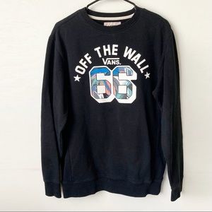 VANS Men’s Black Sweatshirt Size M